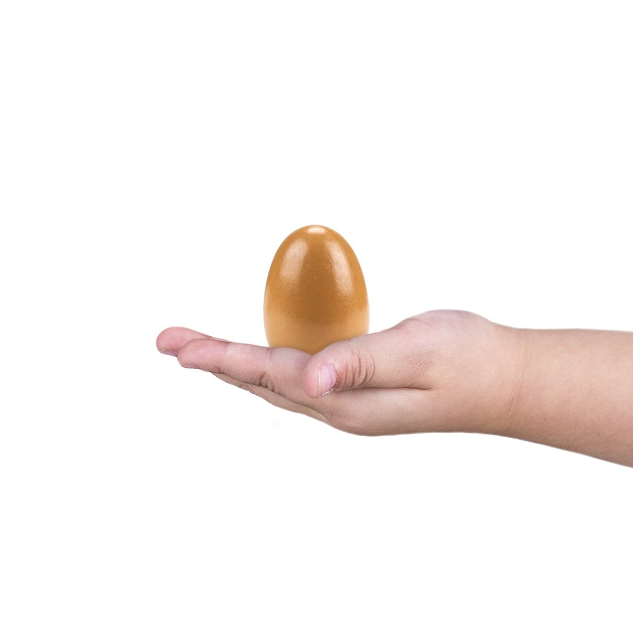 Imagination Generation smooth-painted eggs offer durable, vivid details for kitchen role-play