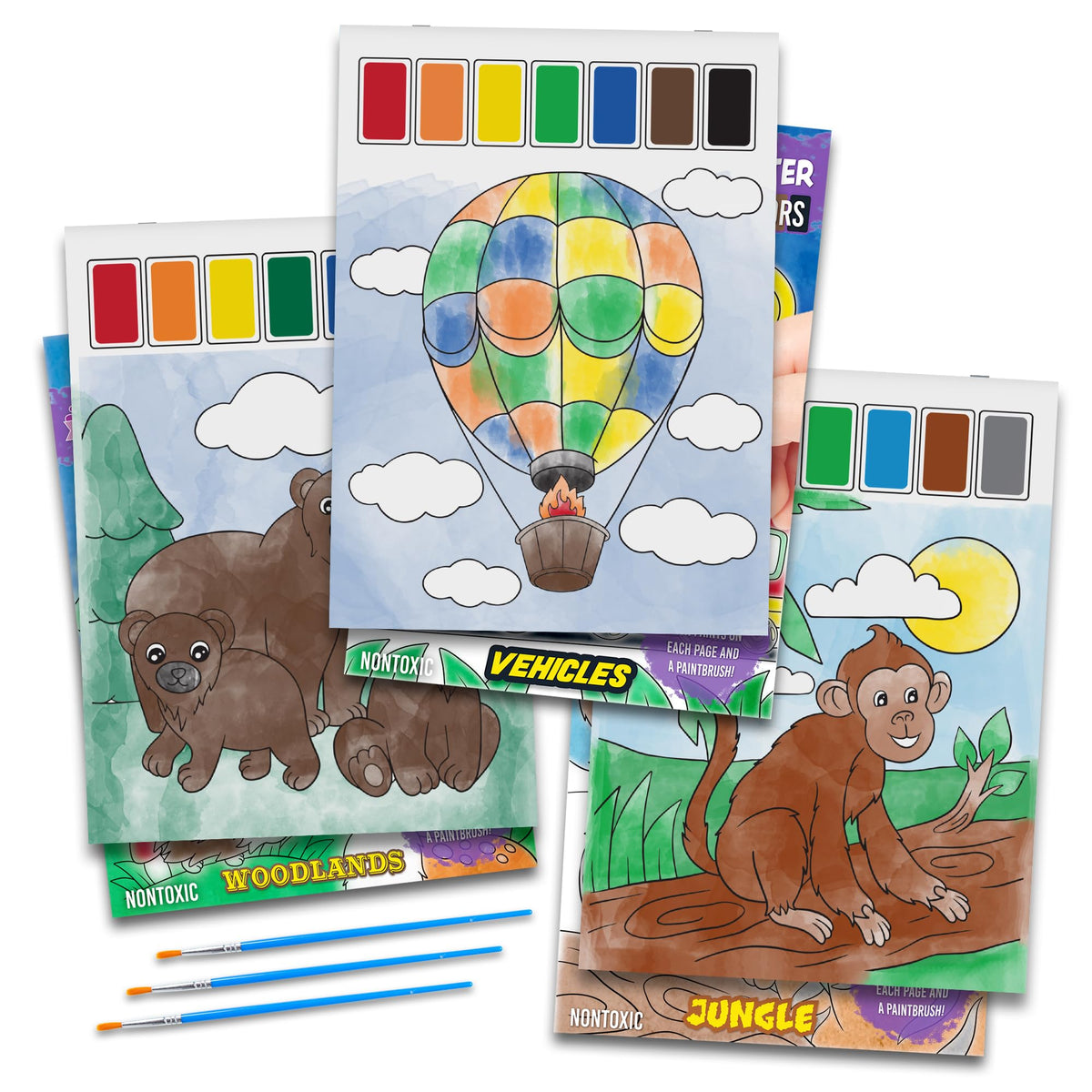 Imagination Works Paint with Water jungle book cover; kids start colorful art with just water.