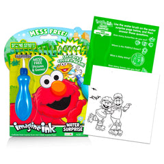 Imagine Ink Sesame Street Elmo water painting book reveals color with water