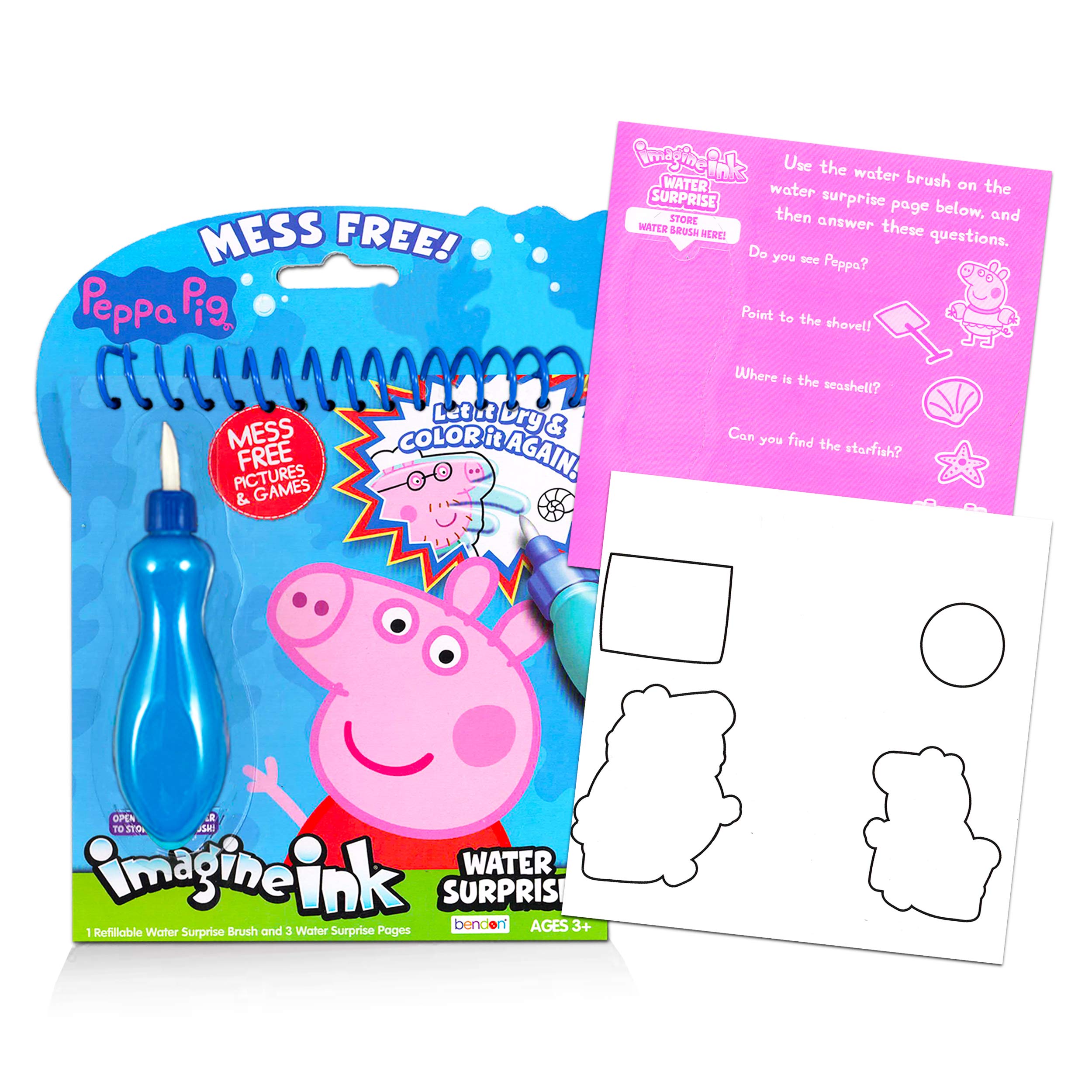 Imagine Ink Water Surprise brush for quick mess-free color reveal