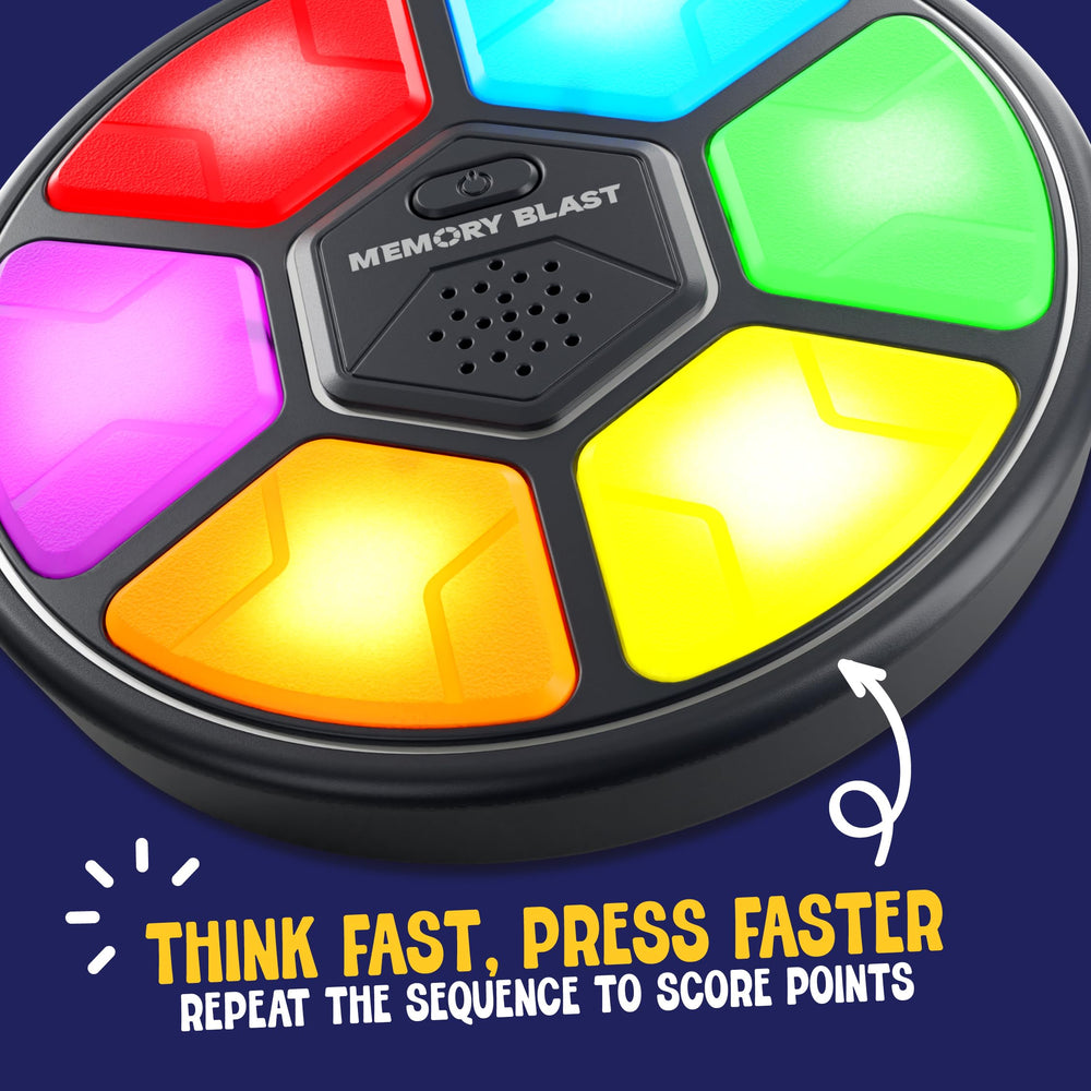 Imagineers Memory Blast in solo mode for focused, screen-free brain training at home.