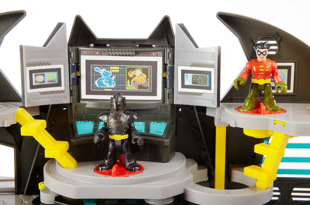 Imaginext Batcave figures and gear fuel heroic roleplay sessions