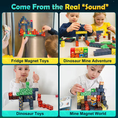 Imagiomo dinosaur caves mining scenes spark themed imaginative adventures