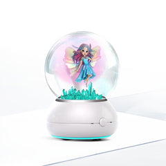 Imagix Crystal Ball shows lifelike holograms for interactive play and learning.