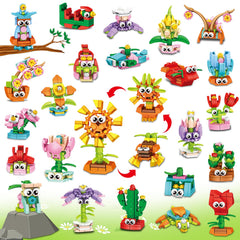IMCUAMK flower blocks set for engaging creative play and gifts