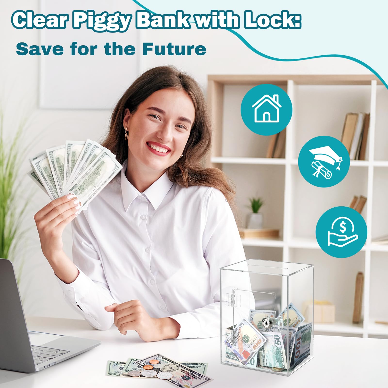 Imeepa visual savings progress motivator to boost saving habits.