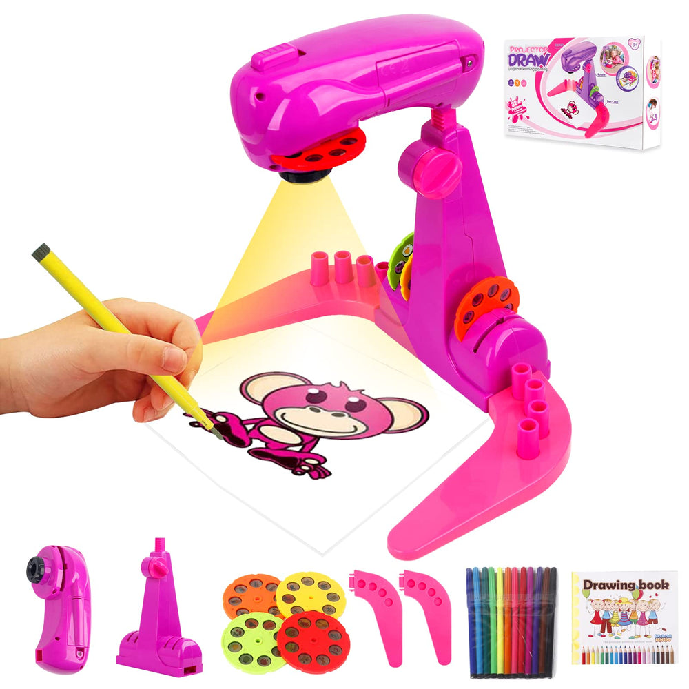 Imireux drawing projector 32 patterns provides guided practice for young artists.