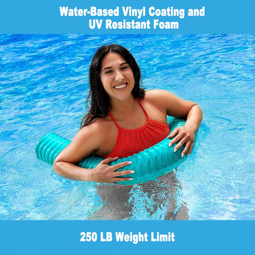 IMMERSA jumbo pool noodle used in pool with family for safe fun.