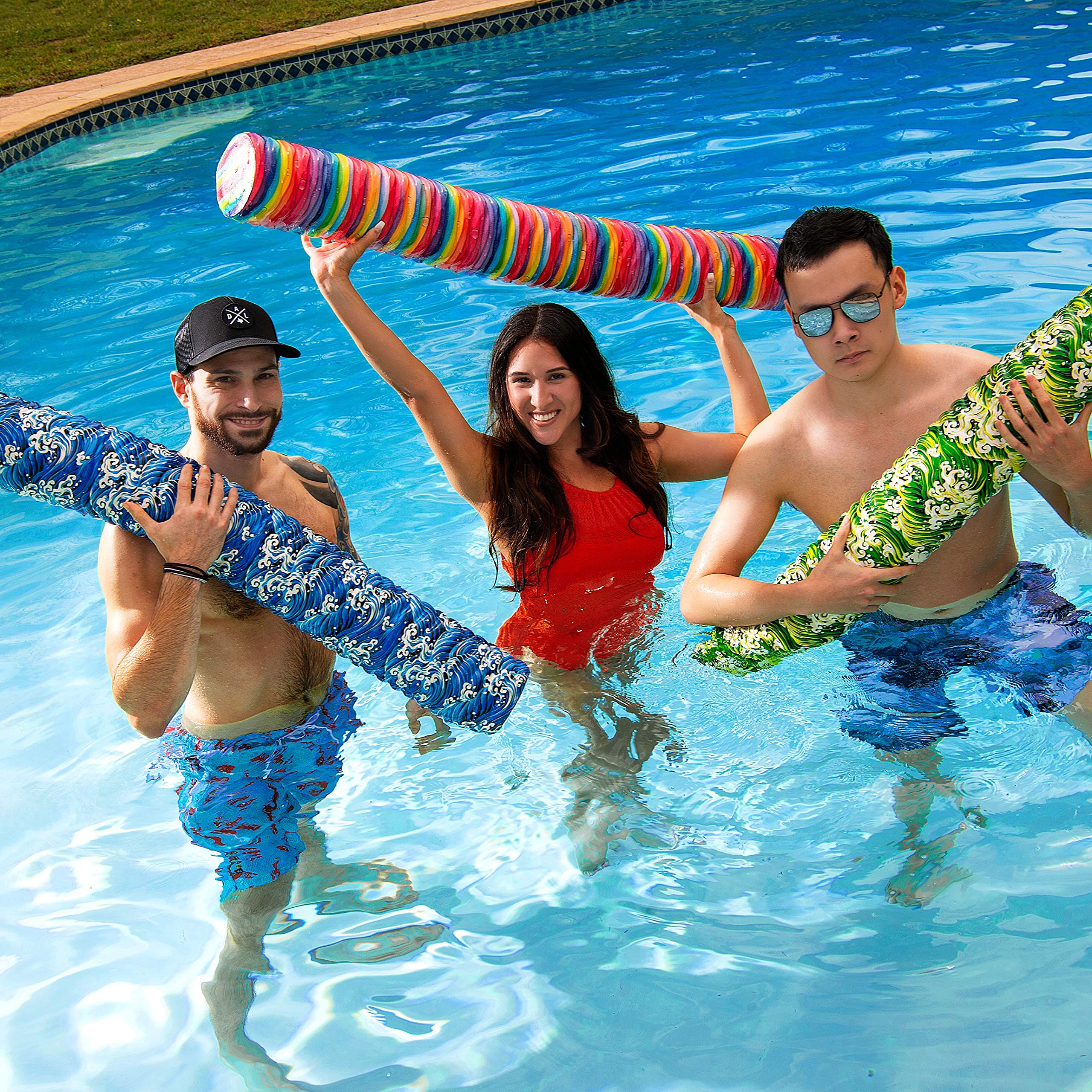 IMMERSA foam noodles with UV resistance under bright sun