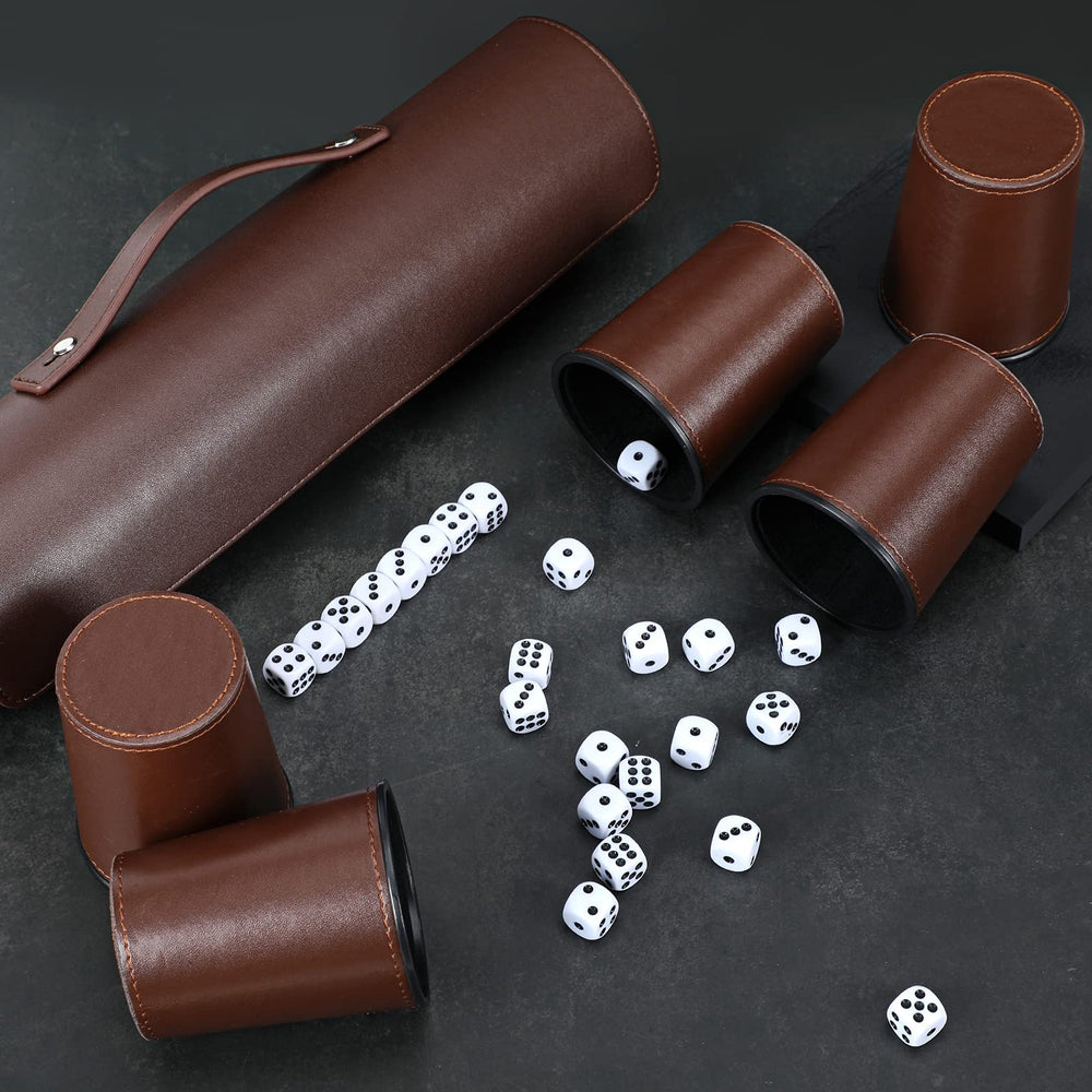 Felt-lined interior on ImnBest dice cups reduces noise during rolls.
