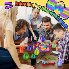 Impossmaker articulated dragon egg poses support dynamic display and play