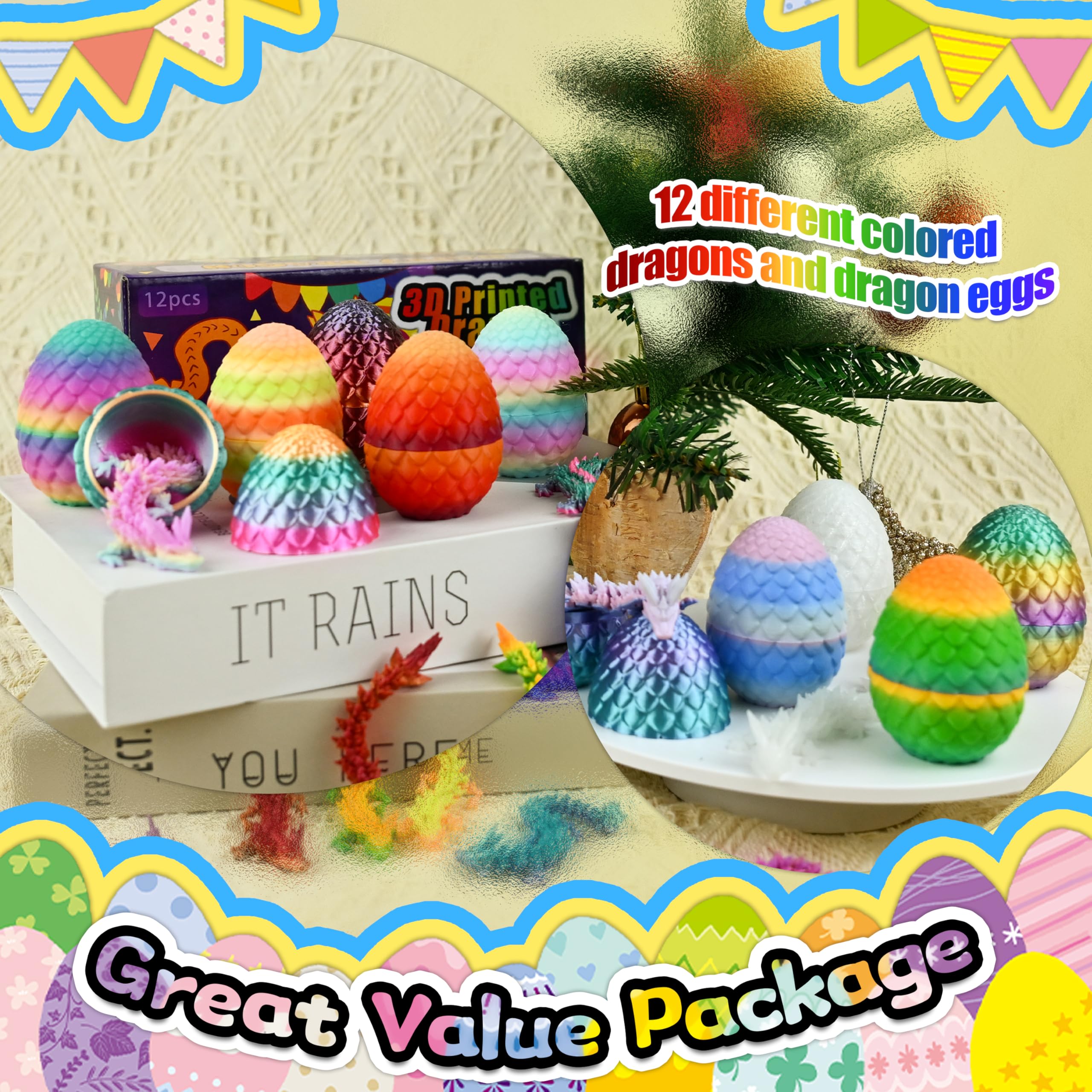 Impossmaker detailed dragon egg collection with intricate design