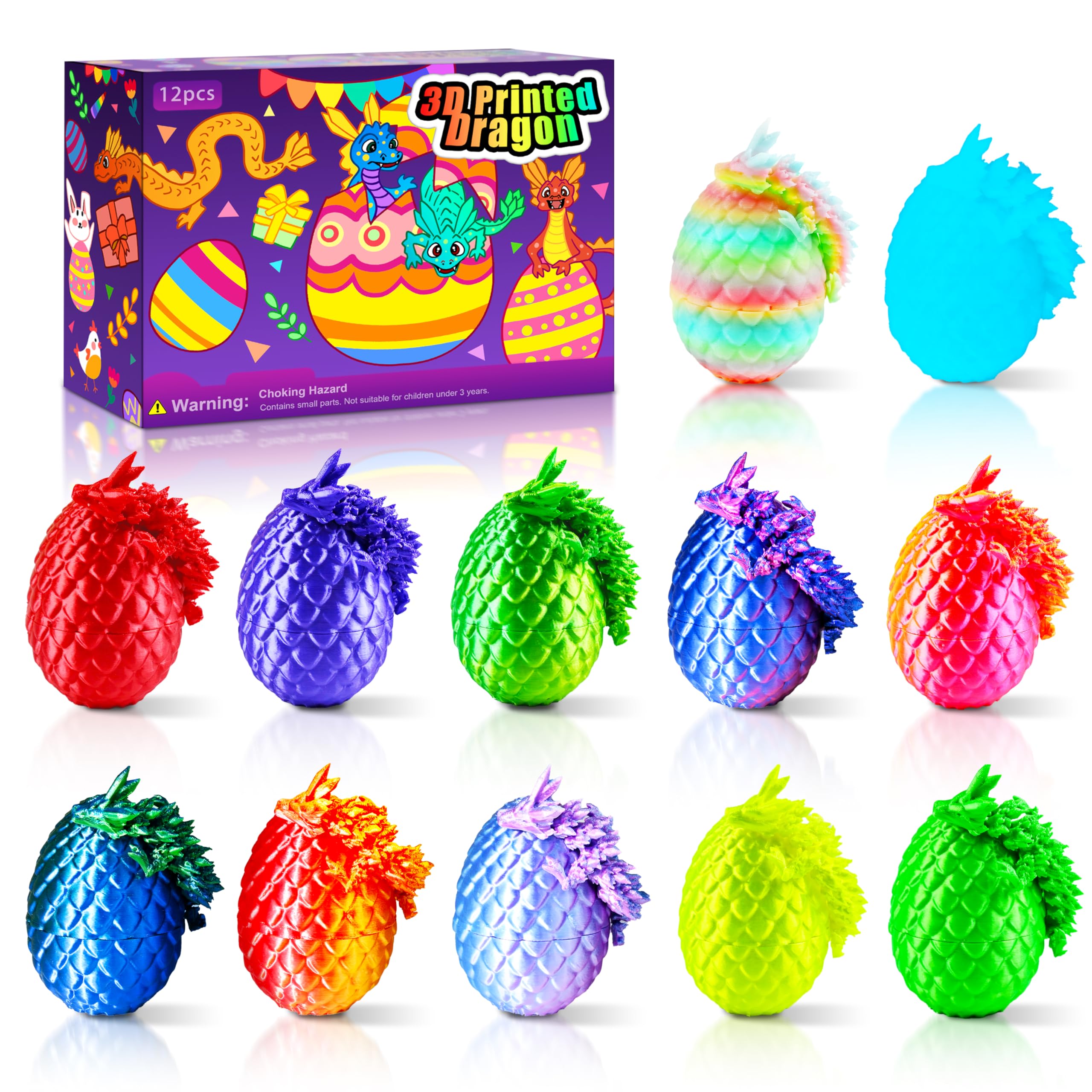 Impossmaker dragon egg assembly close-up shows intricate scales and movable joints
