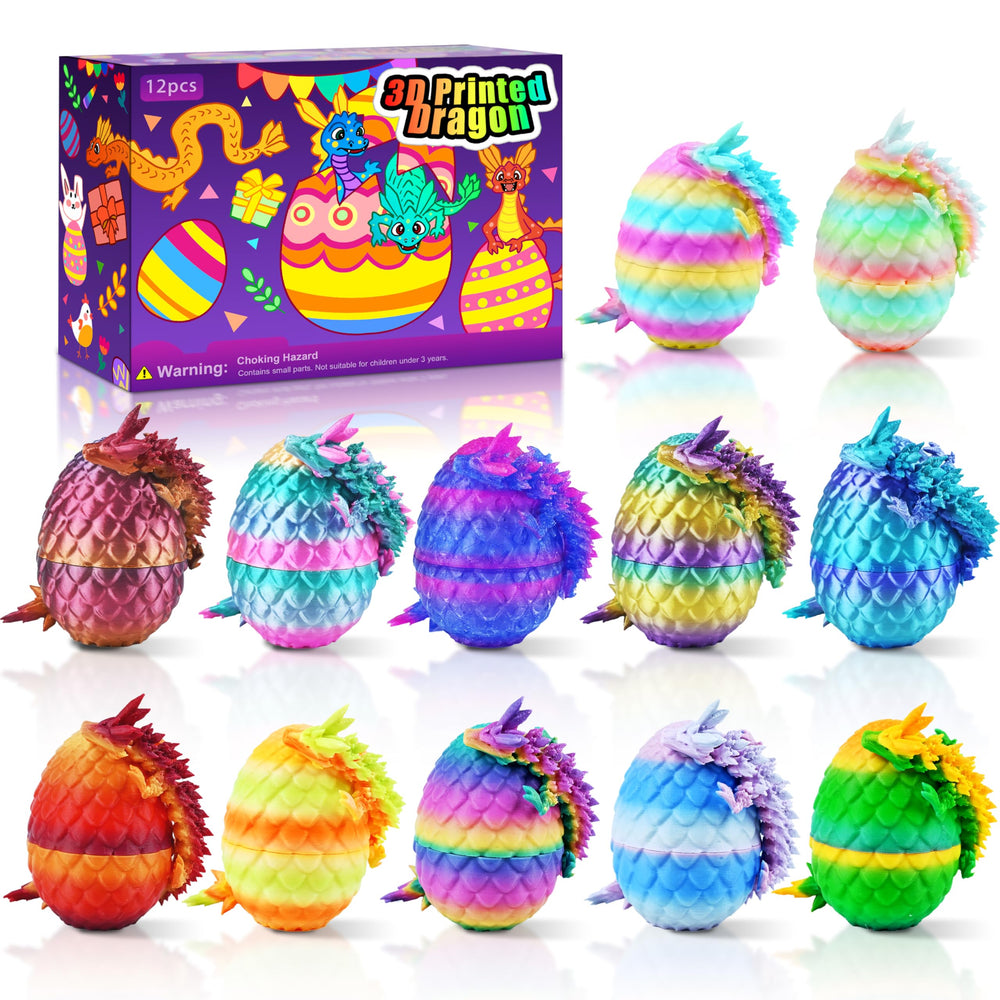 Impossmaker dragon egg inside with tiny dragon emerging for display