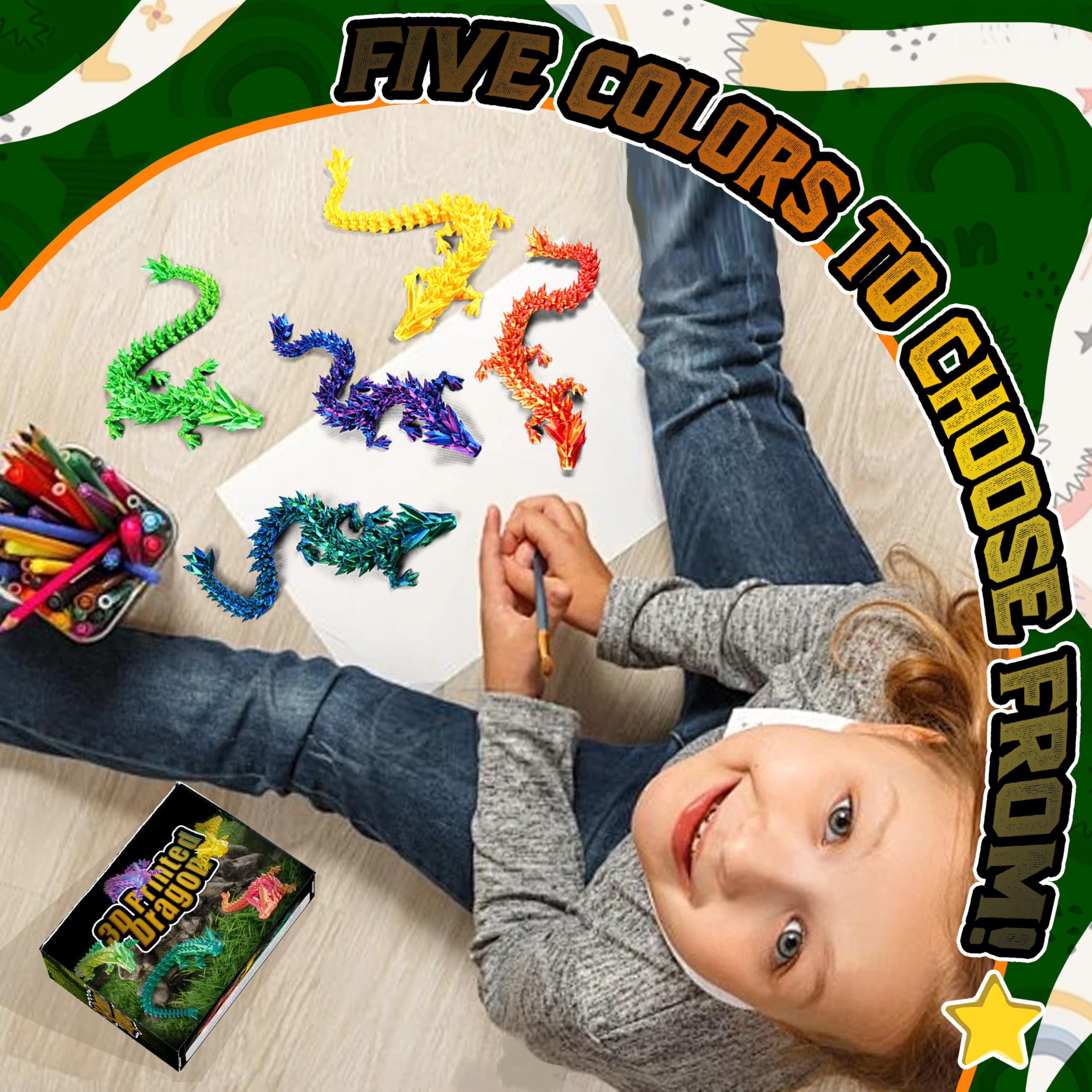Impossmaker articulated dragons make a unique gift for teens and adults