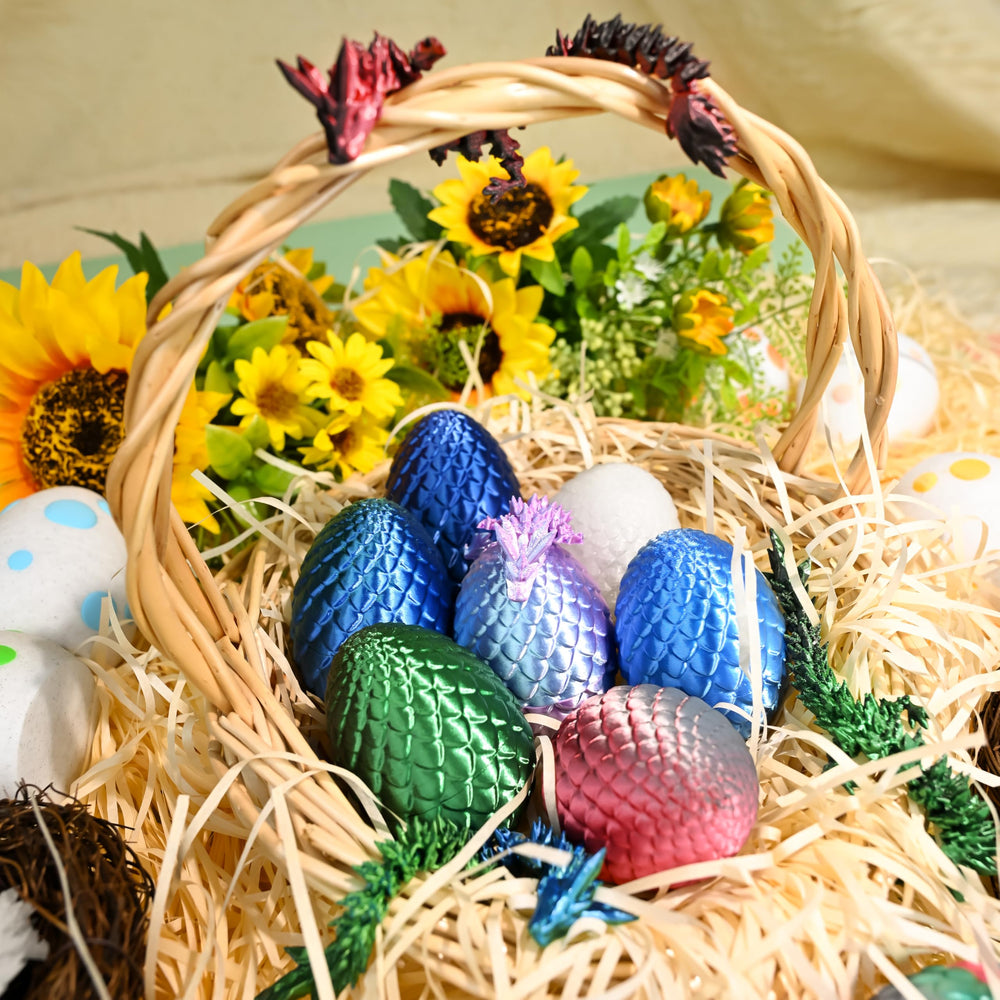 Impossmaker fantasy dragon eggs serve as decorative figures for bedrooms.