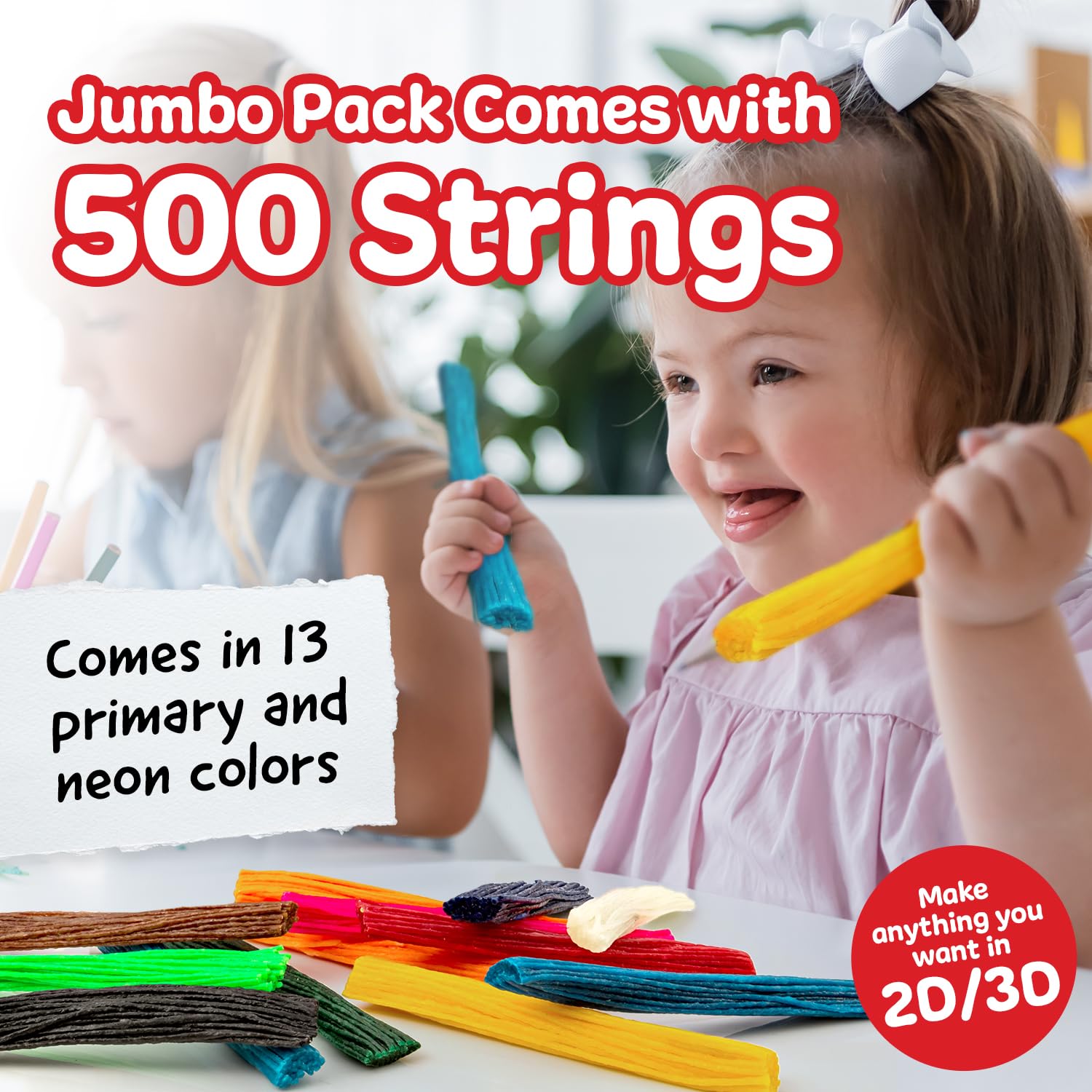 IMPRESA Monkey String Fidget Toys wax and yarn materials for durable use