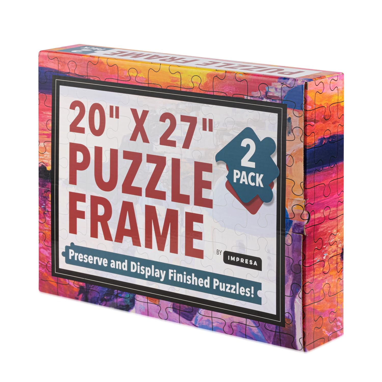 Impresa Puzzle Display Frame Kit versatile solution for holiday or everyday puzzle art.