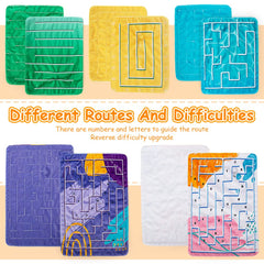 Inbeby marble maze mat small size display portable fidget for anxiety relief