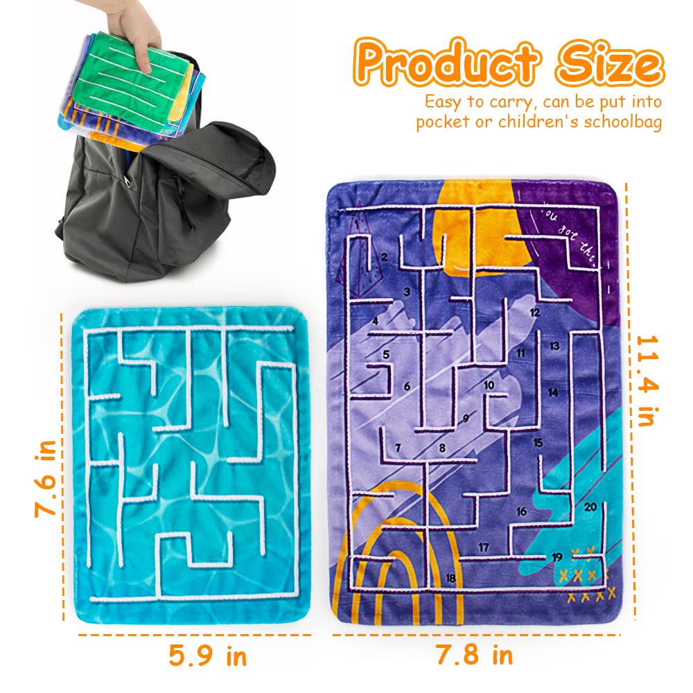 Inbeby marble maze mat portable travel-ready great for on-the-go focus