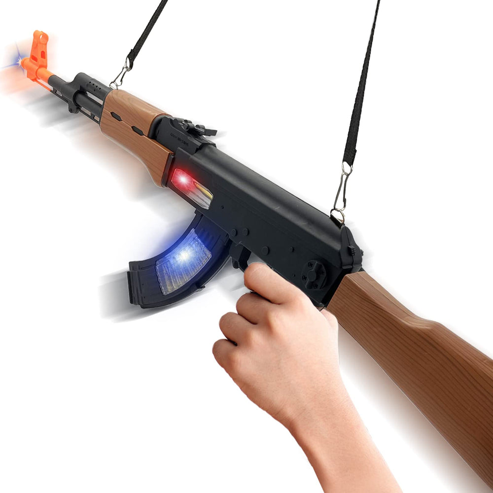 INCHOI Special Forces AK-47 electric gun toy arrives in attractive packaging for gifting.