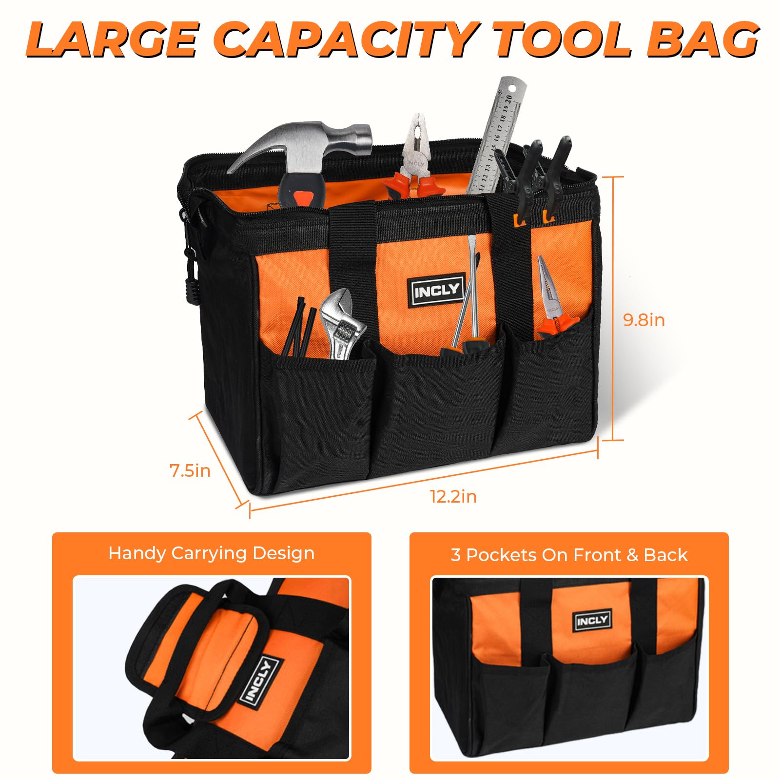 INCLY Kids Real Tool Set safety glasses, protect eyes during projects.