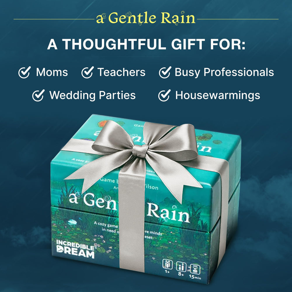 Incredible Dream A Gentle Rain: soft-tactile tiles deliver satisfying feedback.