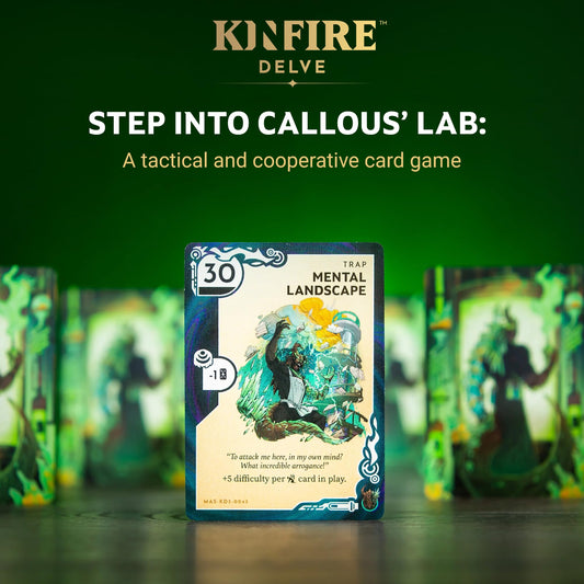 Incredible Dream Kinfire Delve Solo play setup for focused strategy.