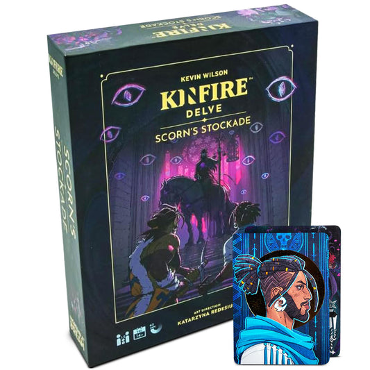 Incredible Dream Kinfire Delve box contents show components for quick setup and tactical play.