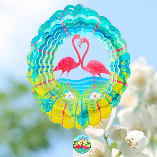 INCROYDAY 12-inch garden wind spinner enhances yard movement