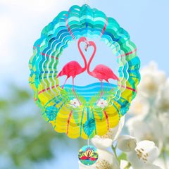 INCROYDAY 12-inch garden wind spinner enhances yard movement