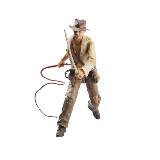 Indiana Jones Temple of Doom figure front view with premium articulation for dynamic poses