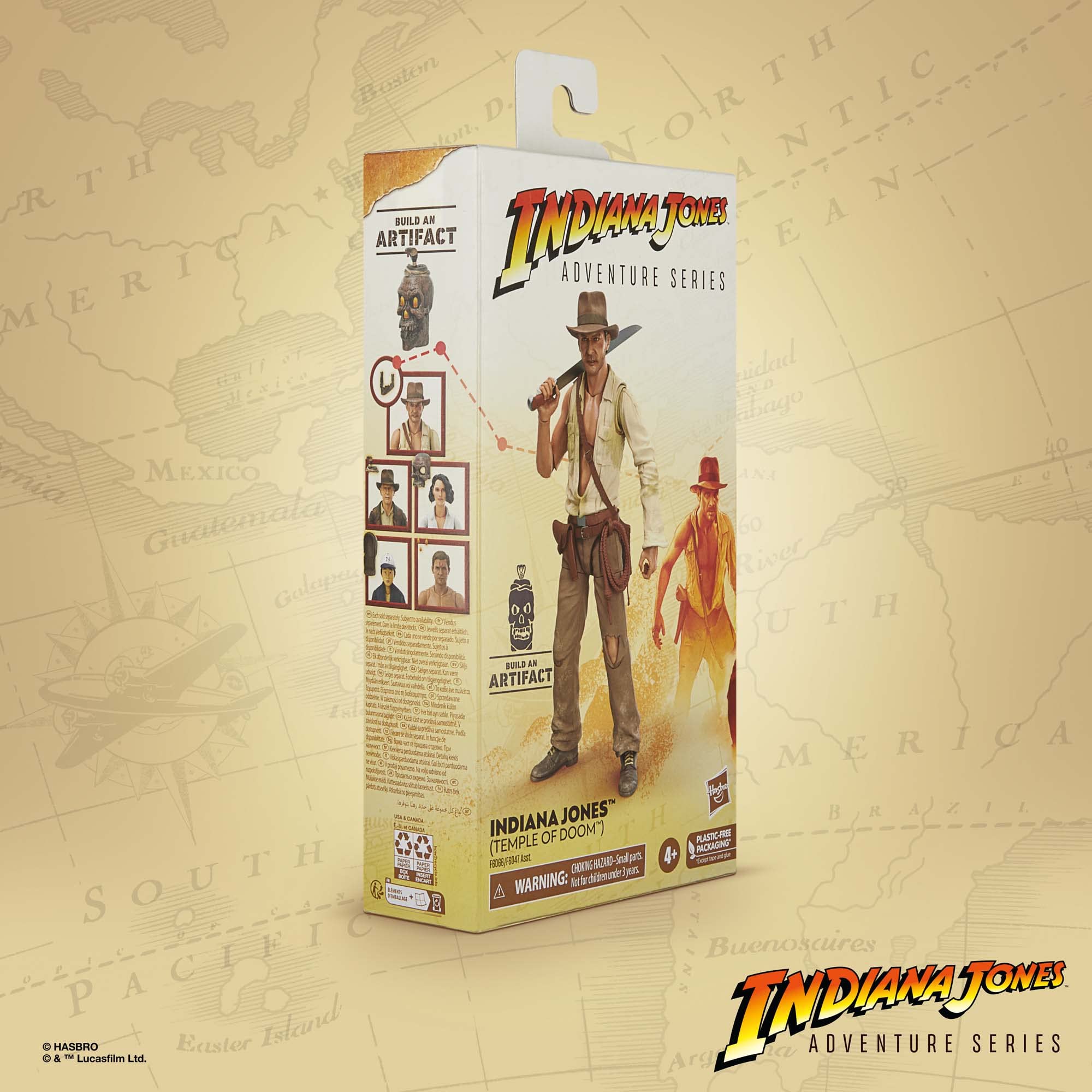 Indiana Jones Temple of Doom figure packaging and accessories for gifting