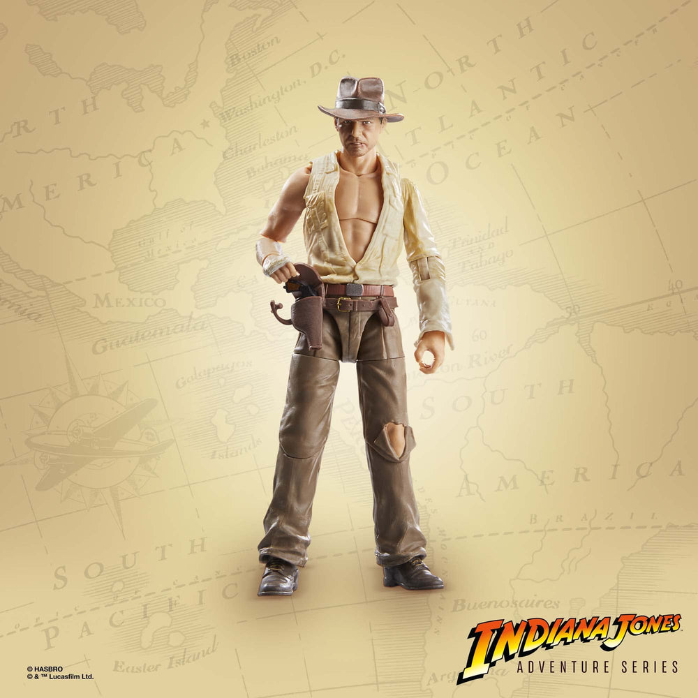 Indiana Jones Temple of Doom figure with whip accessories for imaginative play
