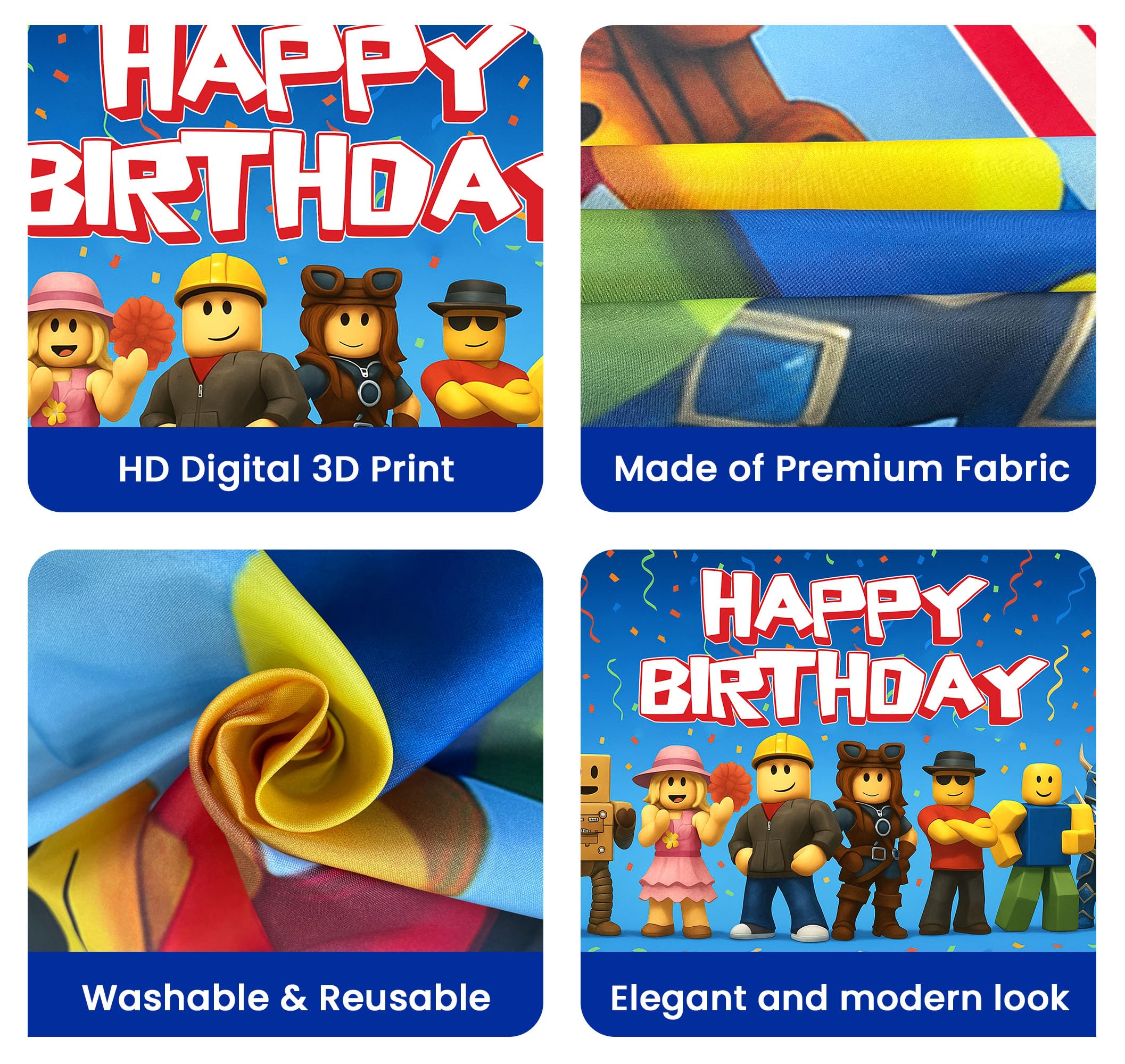 IndoTribe boys birthday pixel backdrop suitable for photos