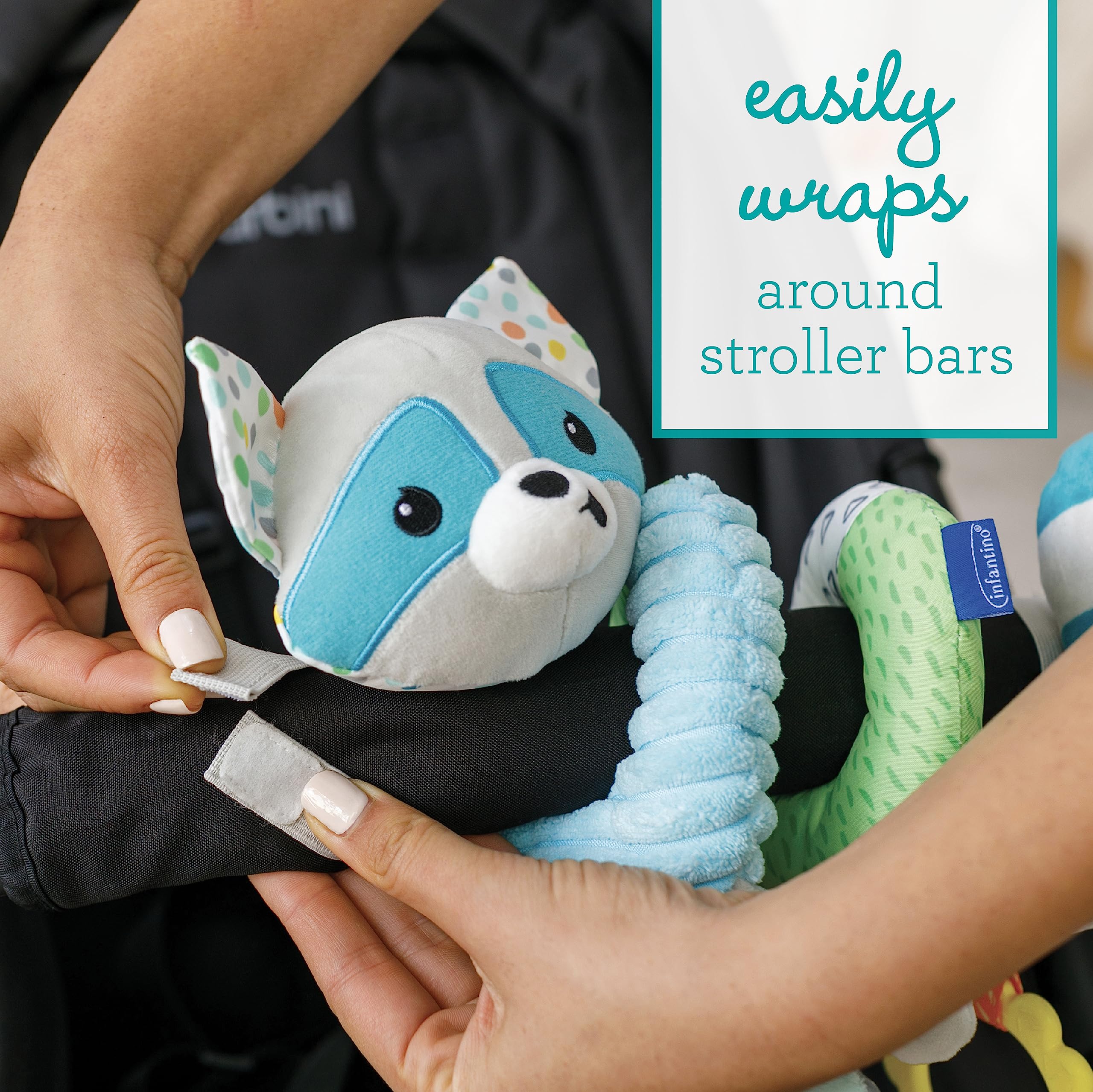 Infantino bird rattle offers delightful sounds to stimulate auditory curiosity