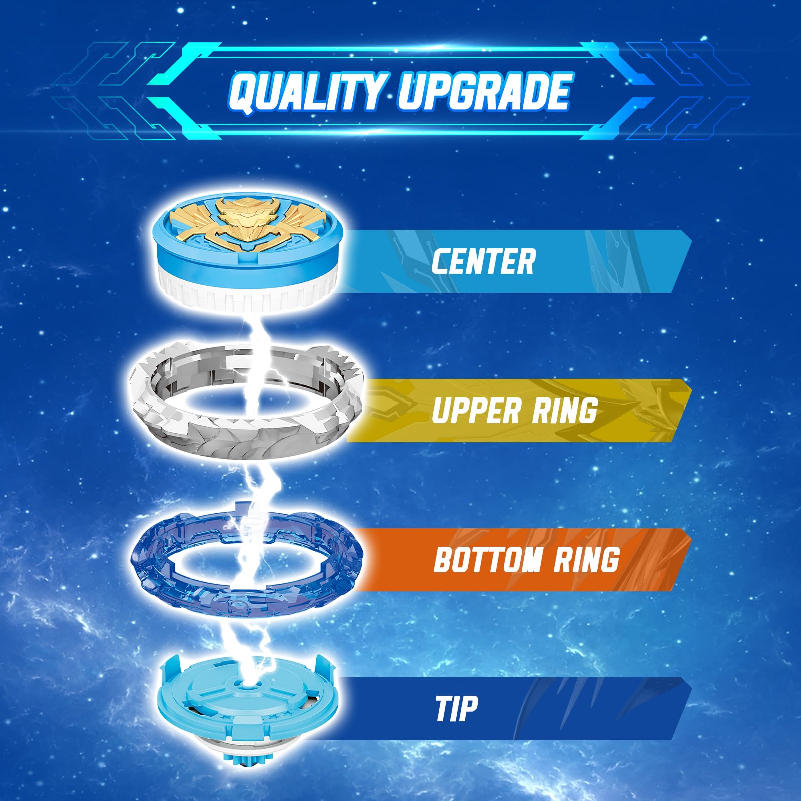 Infinity Nado battle arena scene encouraging social play and cooperative competition.