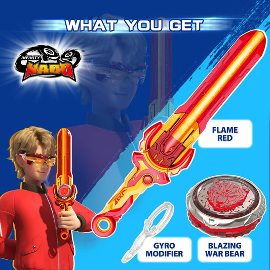 Infinity Nado Battling Top rapid-spin visual for high-speed duels.