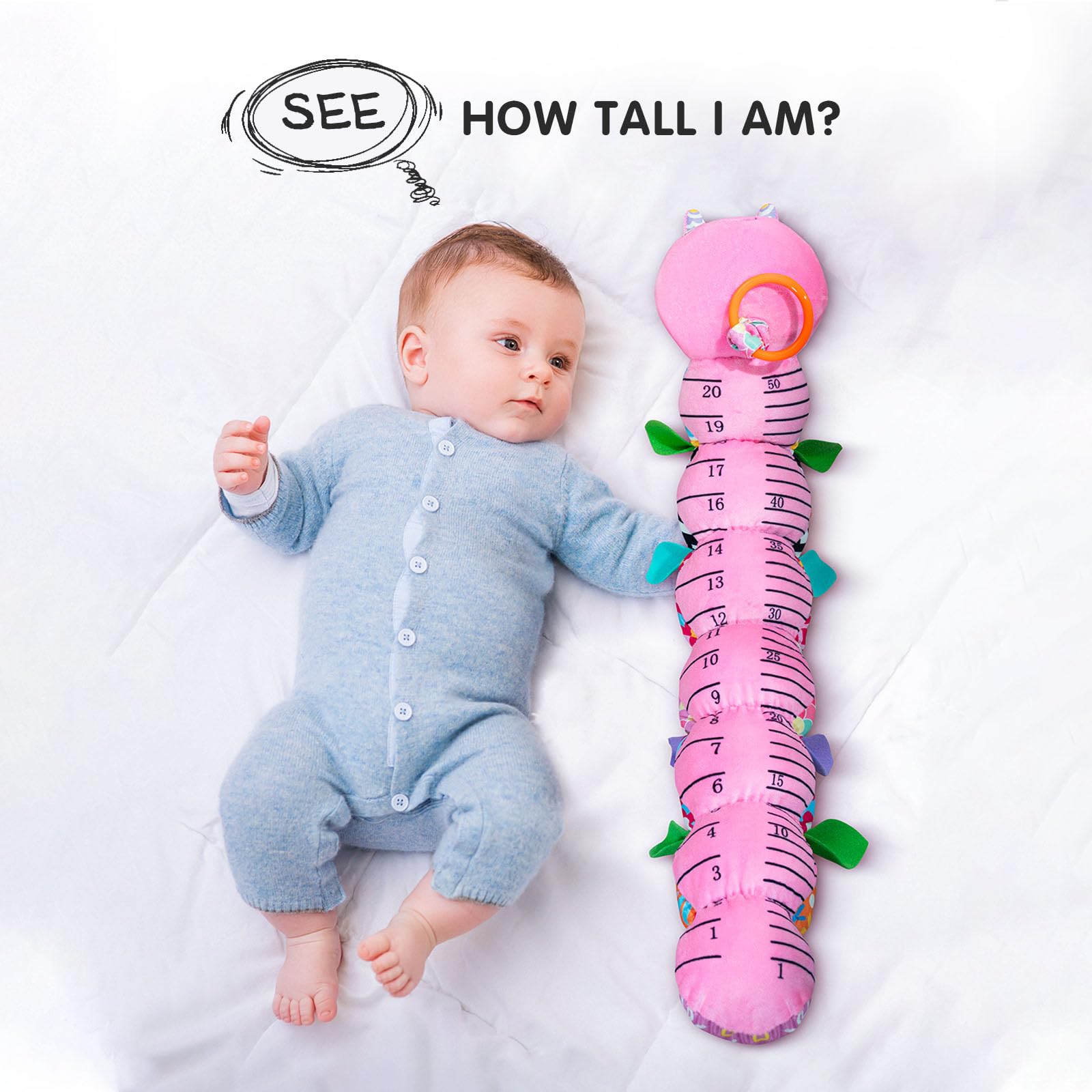 Infinno Caterpillar soft-plush body inviting cuddles and comfort