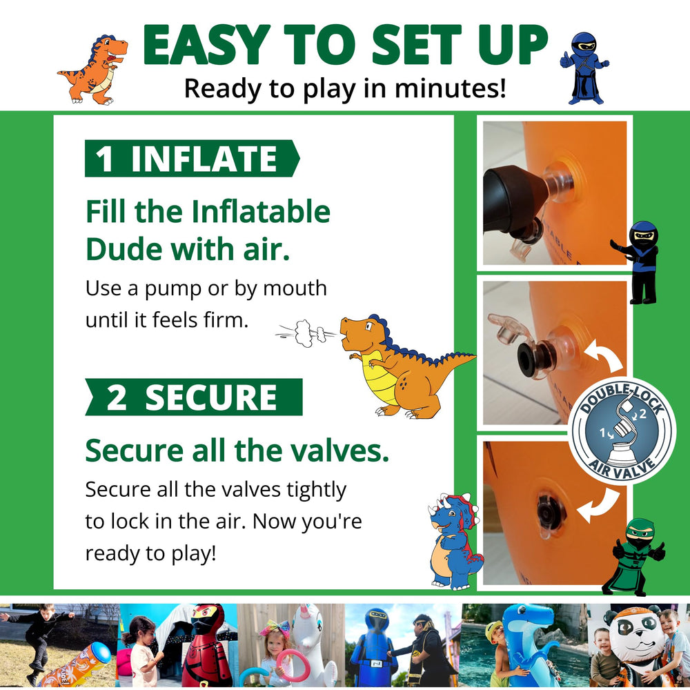 Easy setup inflatable punching bag from Inflatable Dudes