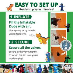 Easy setup inflatable punching bag from Inflatable Dudes