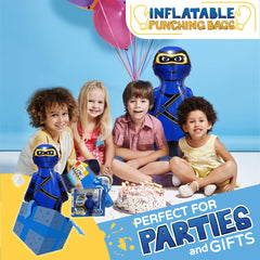 Inflatable Dudes Ninja Toy 40-Inch kick-and-punch play builds coordination in kids.