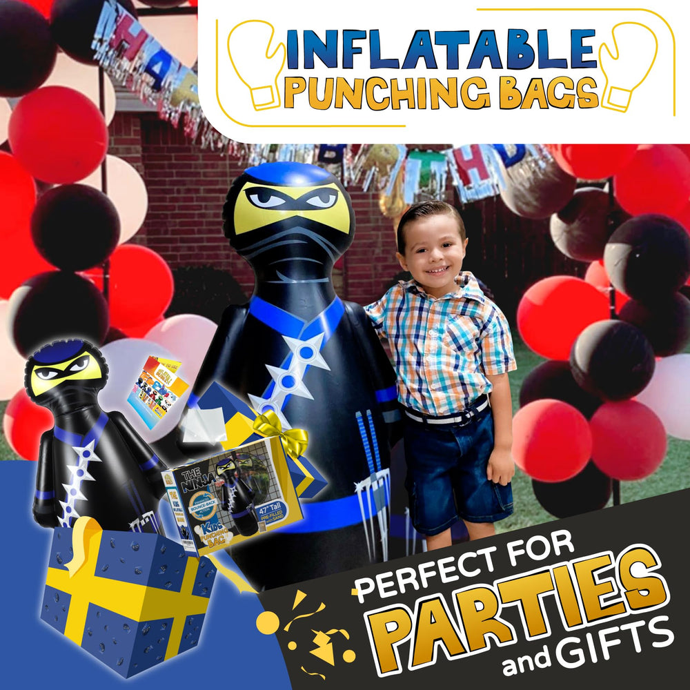 Inflatable Dudes Ninja Toy ninja-themed play for imagination and exercise.