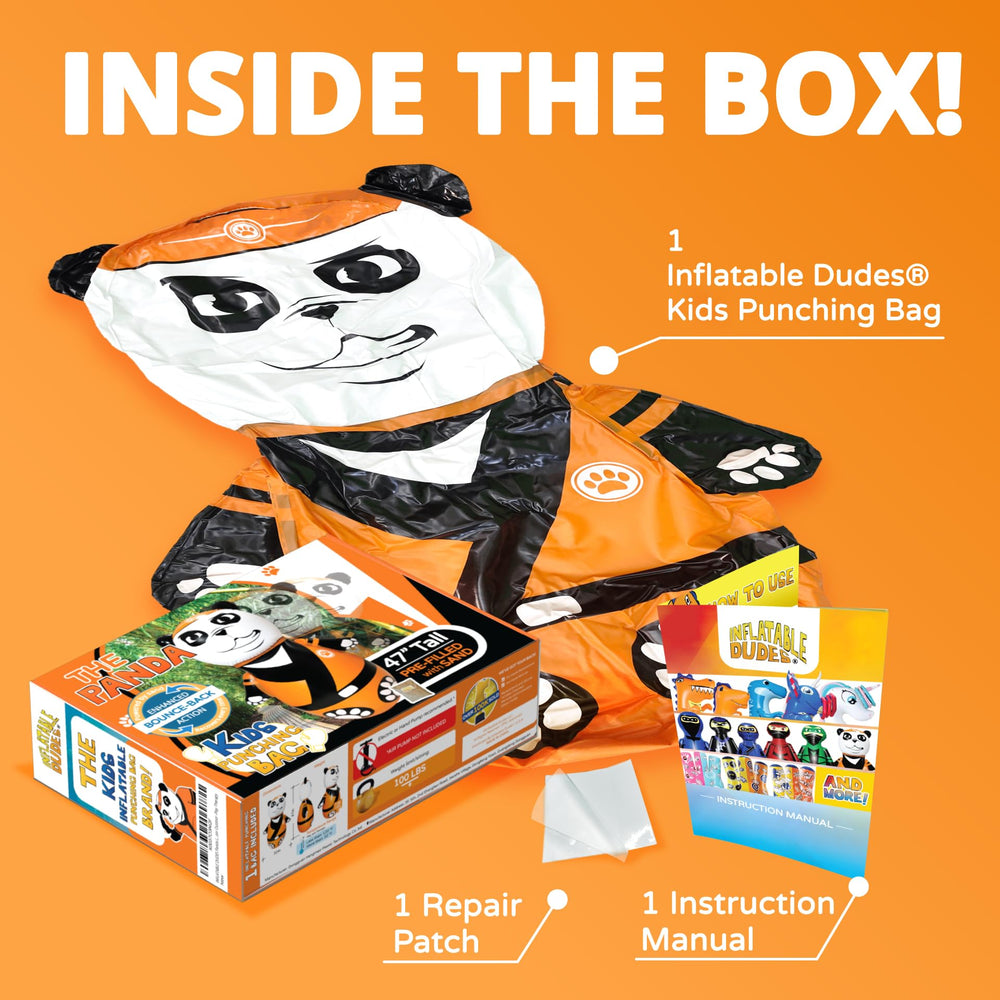 Inflatable Dudes Panda Toy easy setup in minutes