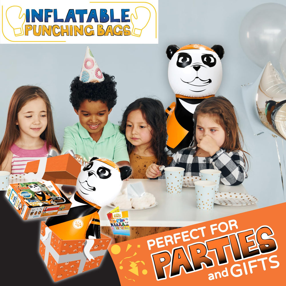 Inflatable Dudes Panda Toy ready to play right away