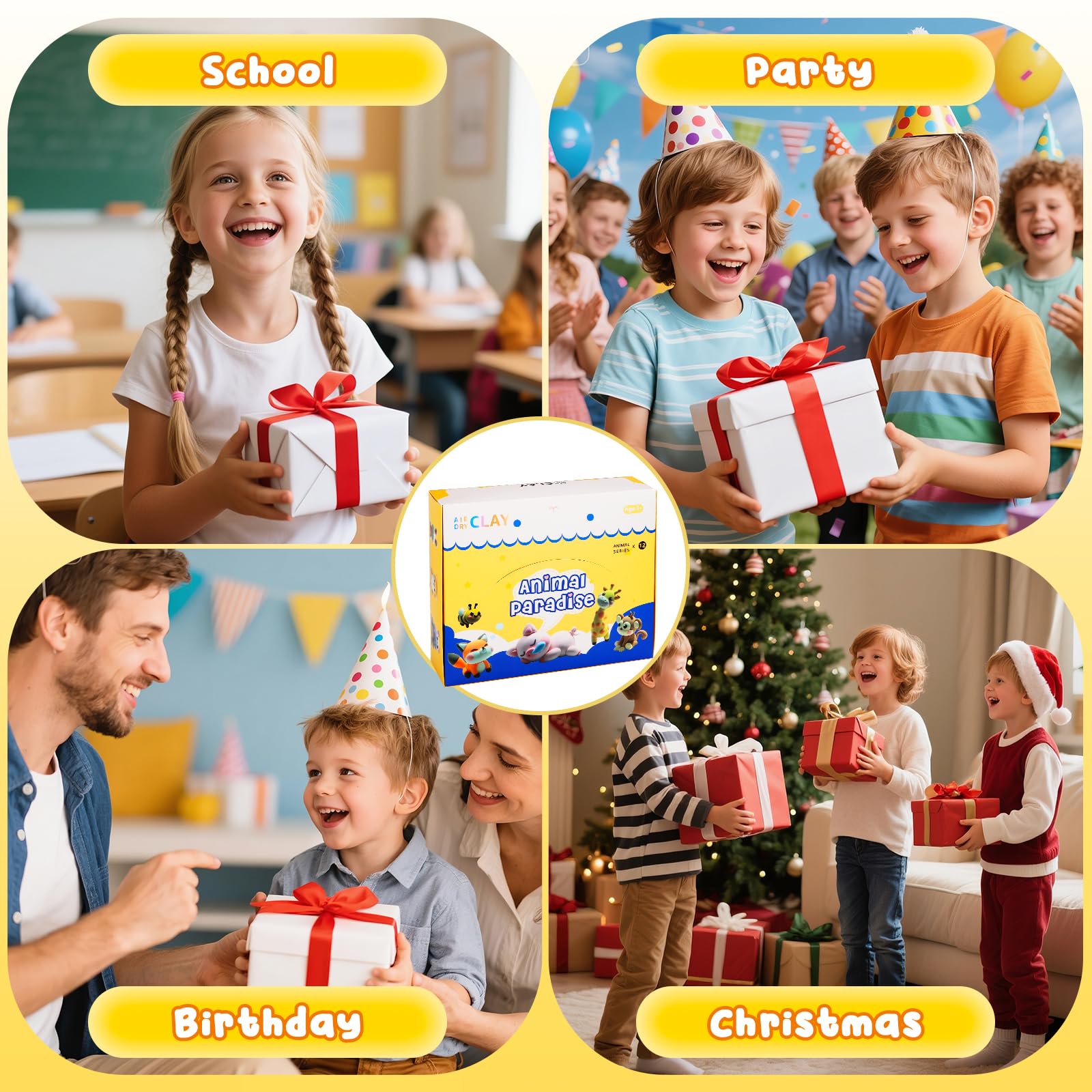 Ingbear Christmas gift-ready art kit sparks playful learning for kids.
