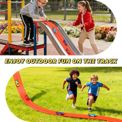 Ingbear 15ft track supports group play with two lanes for shared fun.
