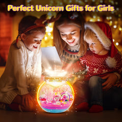 Ingbear Unicorn Terrarium Kit in-use setup for interactive crafting.