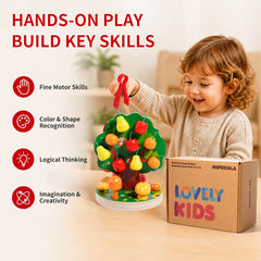INIFEIDALA magnetic fruits pieces click during play