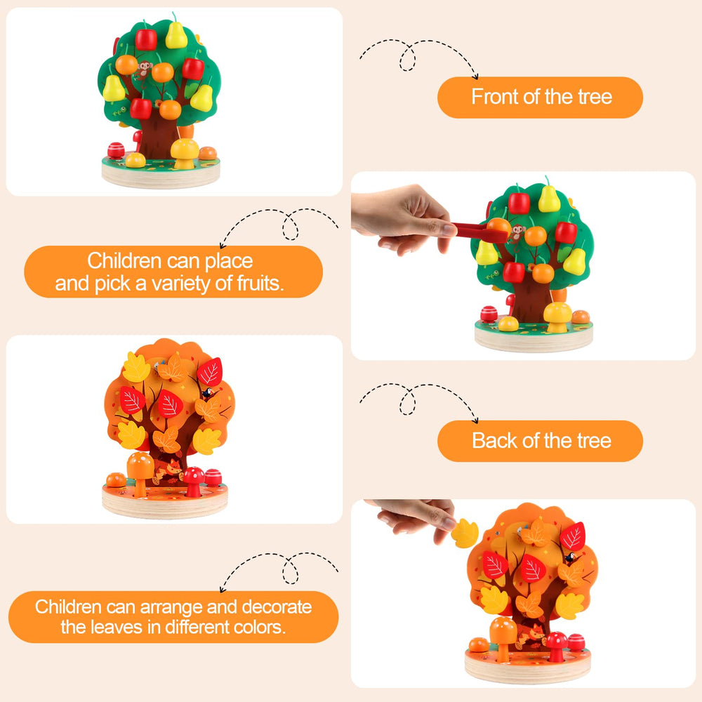 INIFEIDALA Magnetic pieces engage kids in sorting and dexterity exercises.